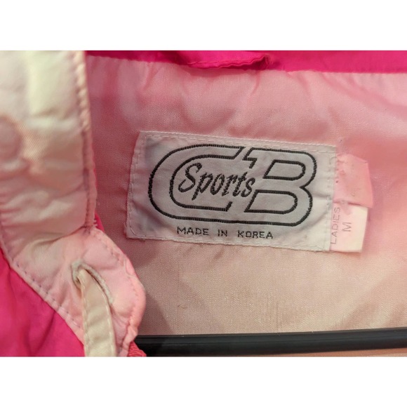 1990's Neon Jacket CB Sports Windbreaker Jacket -Women's Medium - Picture 4 of 12